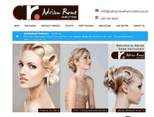 Tablet Screenshot of adrianrowehaircutters.co.uk